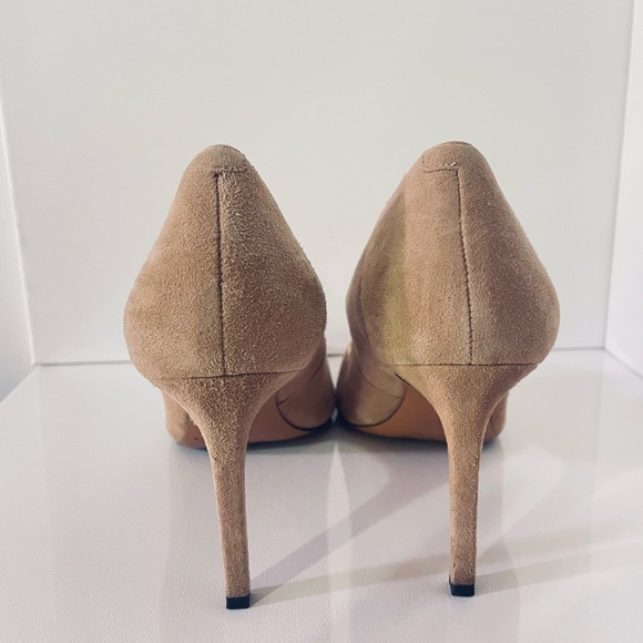 Banana Republic Cream Suede Heels - Picture 5 of 6